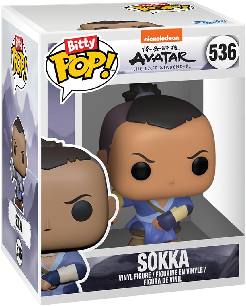 Funko Bitty Pop! Avatar: TLA - Katara 4PK - Katara, Sokka, Suki und eine Überraschungs-Mini-Figur -
