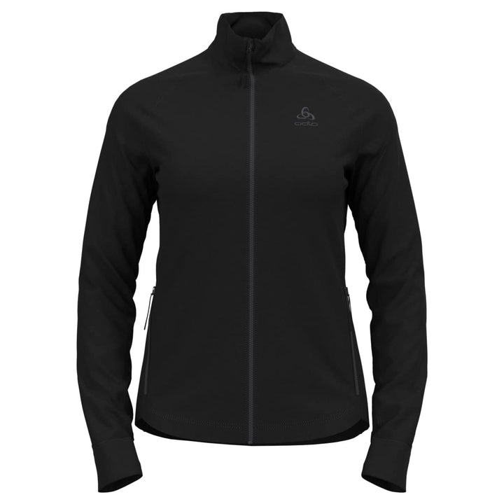 Odlo Damen Berra_542511 Mid Layer mit Reissverschluss (1er Pack) XS Schwarz, XS Schwarz