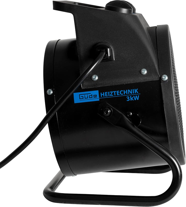 Güde Elektroheizer GEH 3000 P & tesa pack 64014 im 6er Pack - Geräuscharmes Paketklebeband zum Verpa