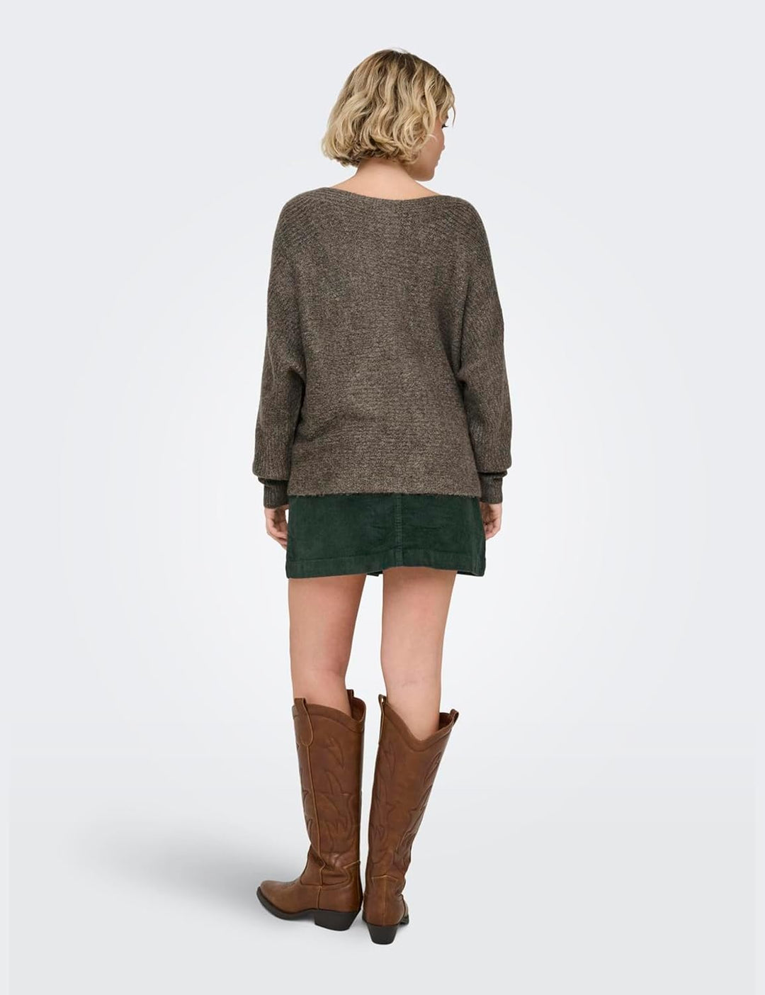 ONLY Damen Onldaniella L/S KNT Noos Pullover XS Major Brown, XS Major Brown