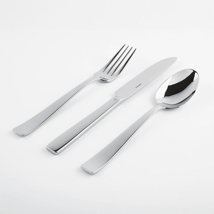 Sambonet 62512-83 Flaches Monoblock-Besteck-Set, 36-teilig: 6 Tafelgabeln, 6 Tafellöffel, 6 Tafelmes
