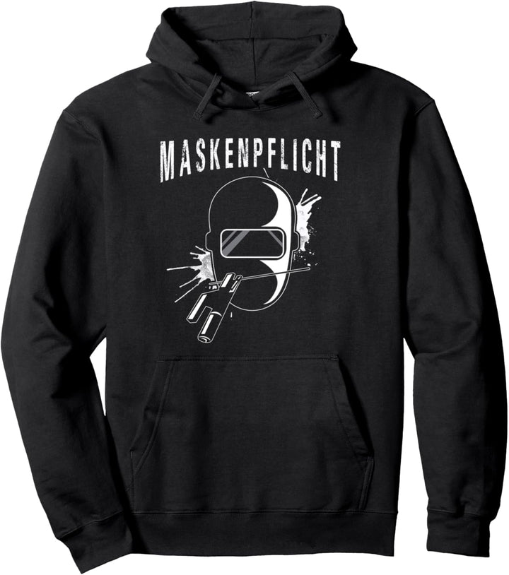 Schweisser Maskenpflicht Schweissfachmann Pullover Hoodie