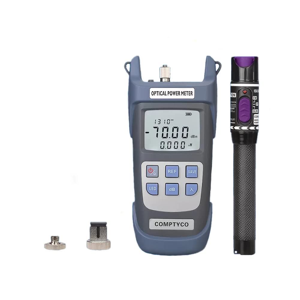 2-in-1 FTTH Glasfaser Tool Kit Glasfaser-Leistungsmesser-70 +10 dBm und 30 mW Visual Fault Locator G