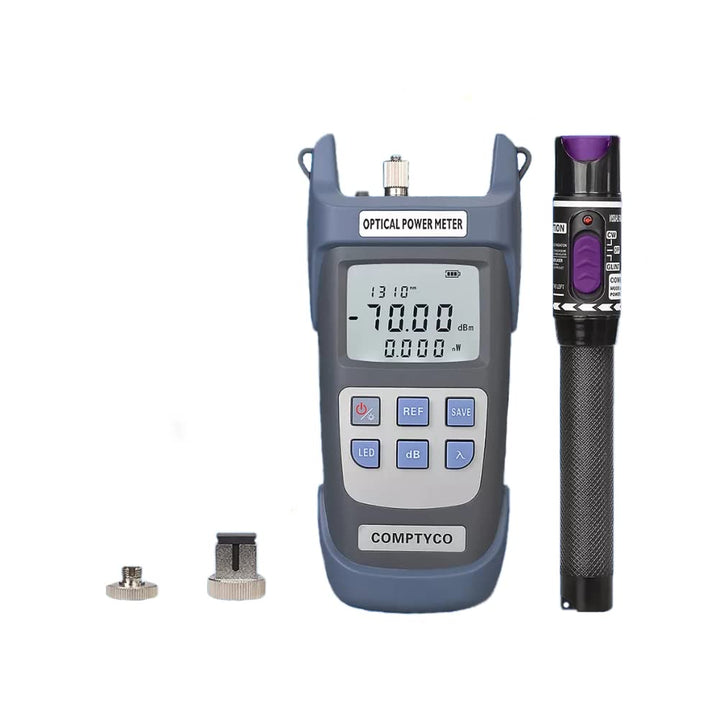 2-in-1 FTTH Glasfaser Tool Kit Glasfaser-Leistungsmesser-70 +10 dBm und 30 mW Visual Fault Locator G
