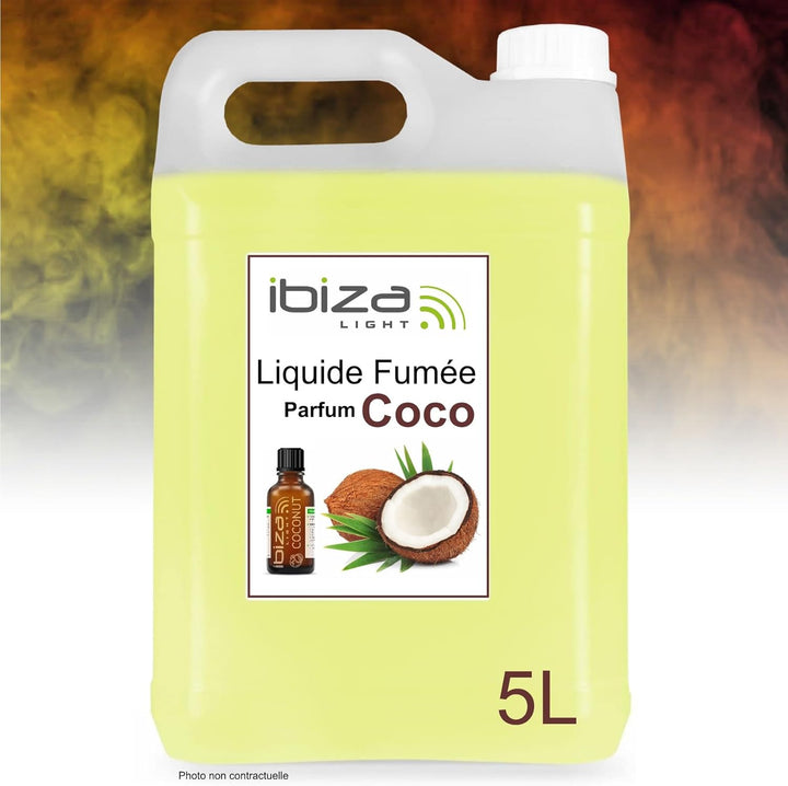 Ibiza - Nebelflüssigkeit – Kanister mit 5 Liter Flüssigkeit Ibiza Light SMOKE5L-N für Nebelmaschine