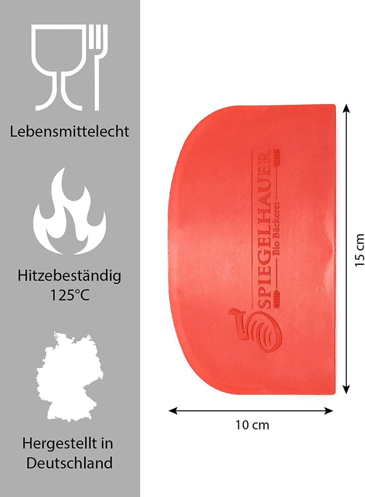 Bäckerei Spiegelhauer Gärkörbchen I Teigschaber und Bäckerleinen Gärkörbchen Set Backset Klein, Back