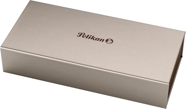 Pelikan Tintenroller Souverän 800, Schwarz-Grün, hochwertiger Roller im Geschenk-Etui, 997650