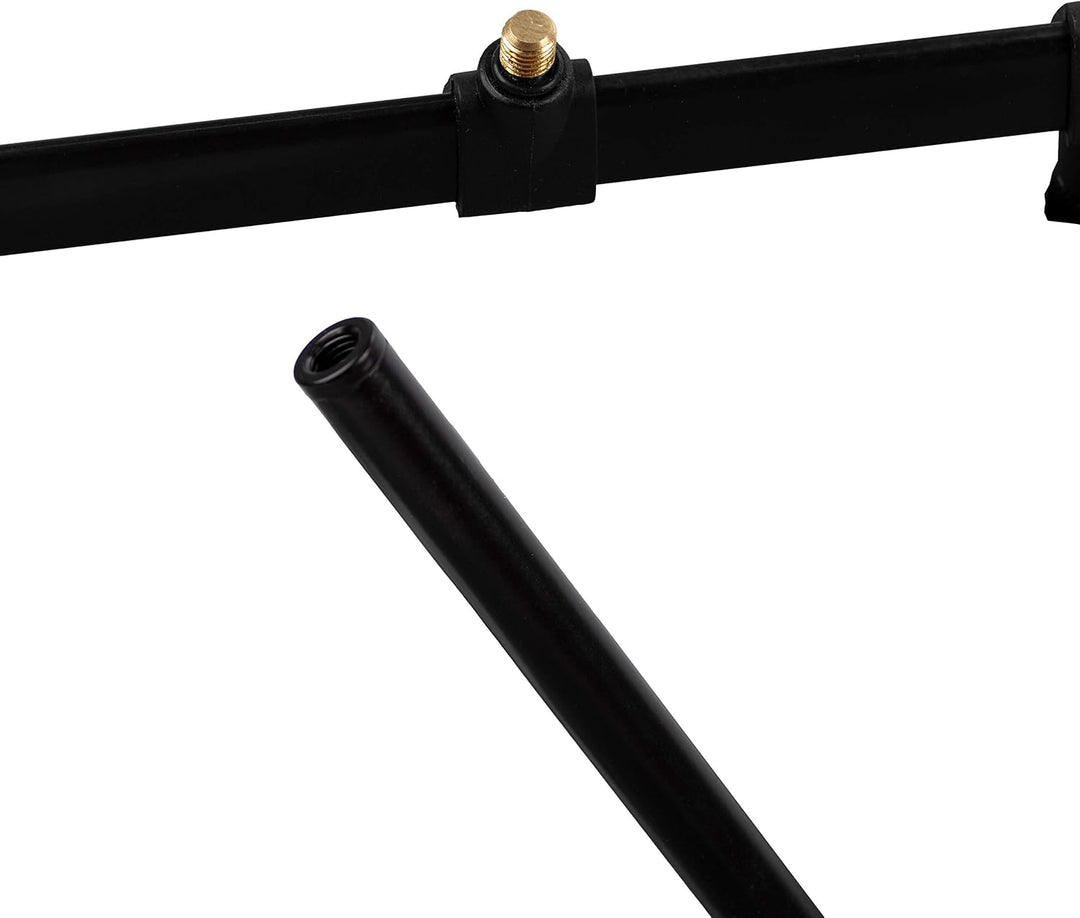 Zite Fishing Ruten-Auflagen Set - Teleskop Bank-Sticks 30-50cm & Buzzer-Bars als Rutenhalter Angel -