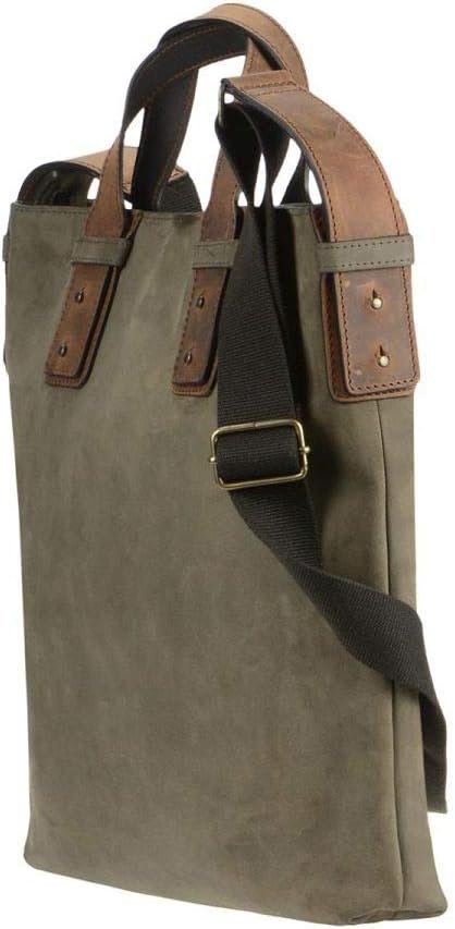Ruitertassen Shopper Handtasche Umhängetasche Damen Herren Business Leisure Bag Leder Khaki braun