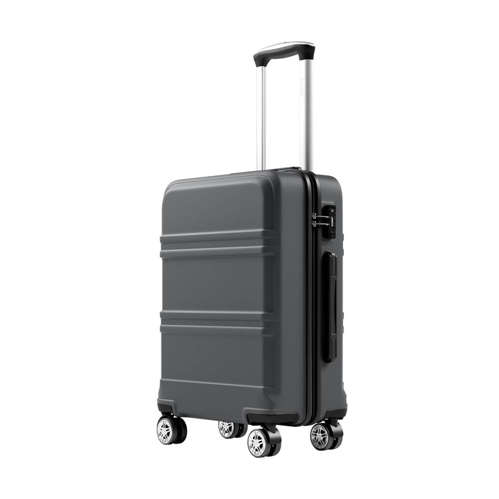 KONO Handgepäck Koffer ABS+PC Hartschalenkoffer, Kabinenkoffer 52x38x21 cm für Lufthansa & Eurowings
