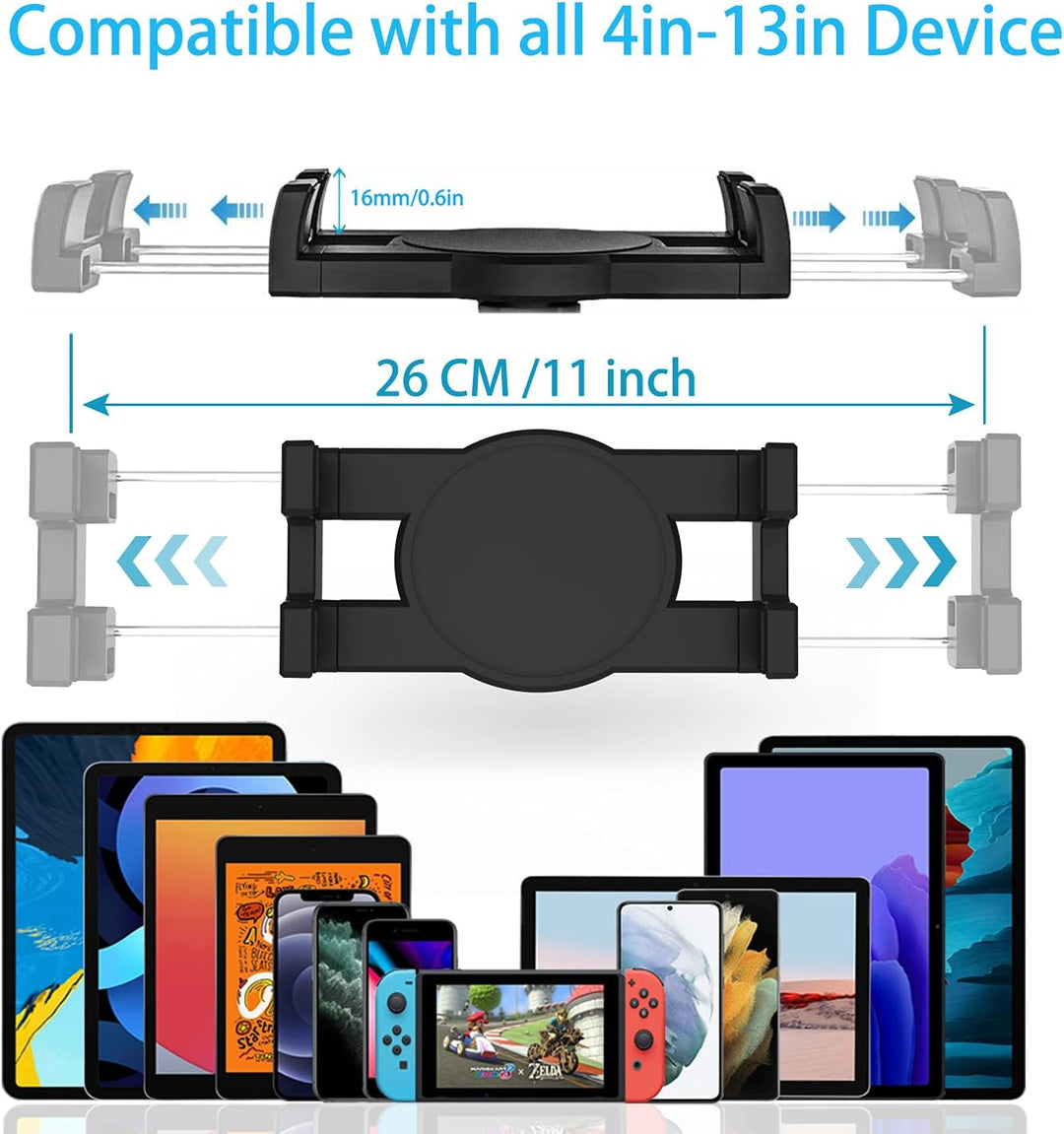 Schwanenhals Auto Tablet Getränkehalter, woleyi Universal Tablet Getränkehalter für Auto, LKW, Laufb