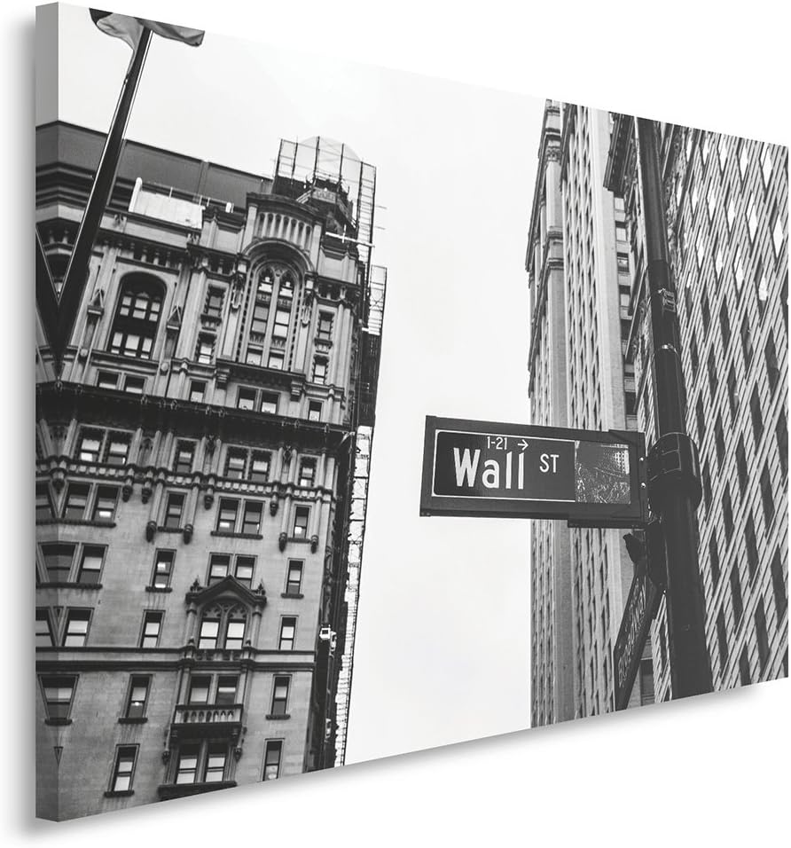 Feeby Frames, Leinwandbild, Bilder, Wand Bild, Wandbilder, Kunstdruck 50x70cm, ARCHITEKTUR, STRASSE,