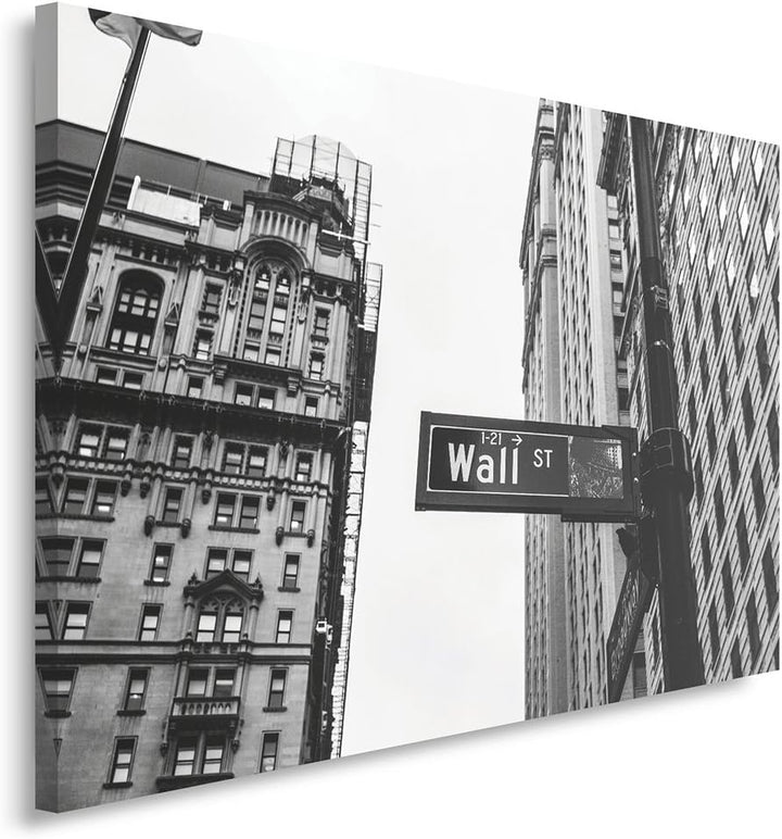 Feeby Frames, Leinwandbild, Bilder, Wand Bild, Wandbilder, Kunstdruck 50x70cm, ARCHITEKTUR, STRASSE,