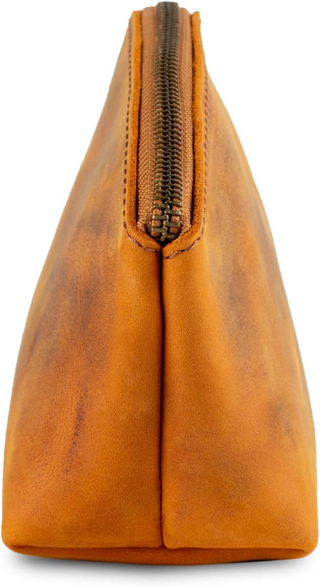 LONDO Handtasche aus echtem Leder, vielseitig einsetzbar, Gondel-Stil, Unisex Camel, Camel