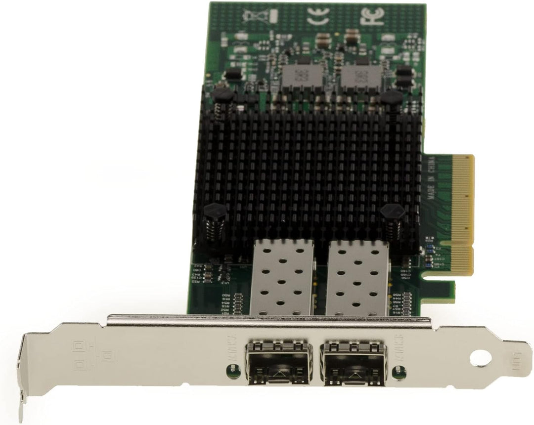 KALEA-INFORMATIQUE PCIe-Controller-Karte für 10G-LAN-Netzwerk, Glasfaser, SFP+, 2 Ports, mit MELLANO