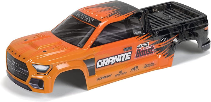 1/10 Granite 4X2 Painted Decaled Trimmed Body Orange/Black