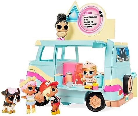L.O.L. Surprise! 5-in-1 Grill &amp; Groove Camper - Spielset mit vielen Überraschungen - Küche, Bühne &amp;