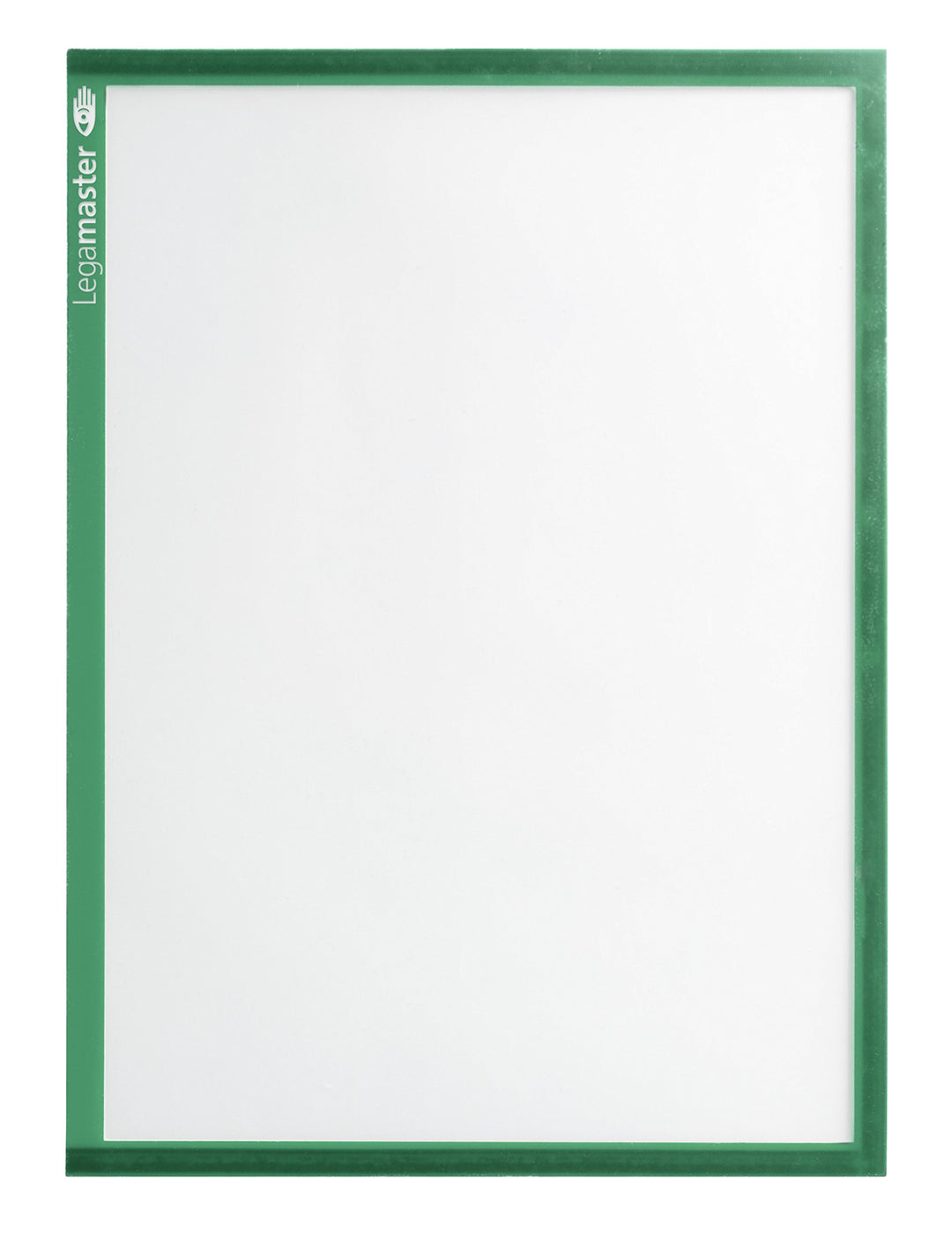Legamaster 7-635604 Magnetische Dokumentmappen, DIN A4, 5 Stück, grüner Rahmen, Transparente PVC-Flä