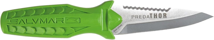 SALVIMAR Unisex-Adult Predathor Knife, Acid Green, 70mm