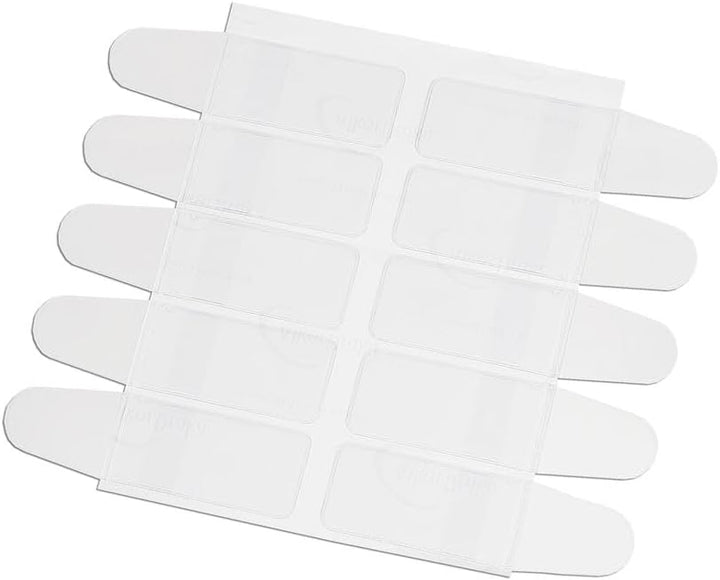 100 selbstklebende USB-Hüllen aus transparenter Folie, offenes Mass: 40 x 126 mm
