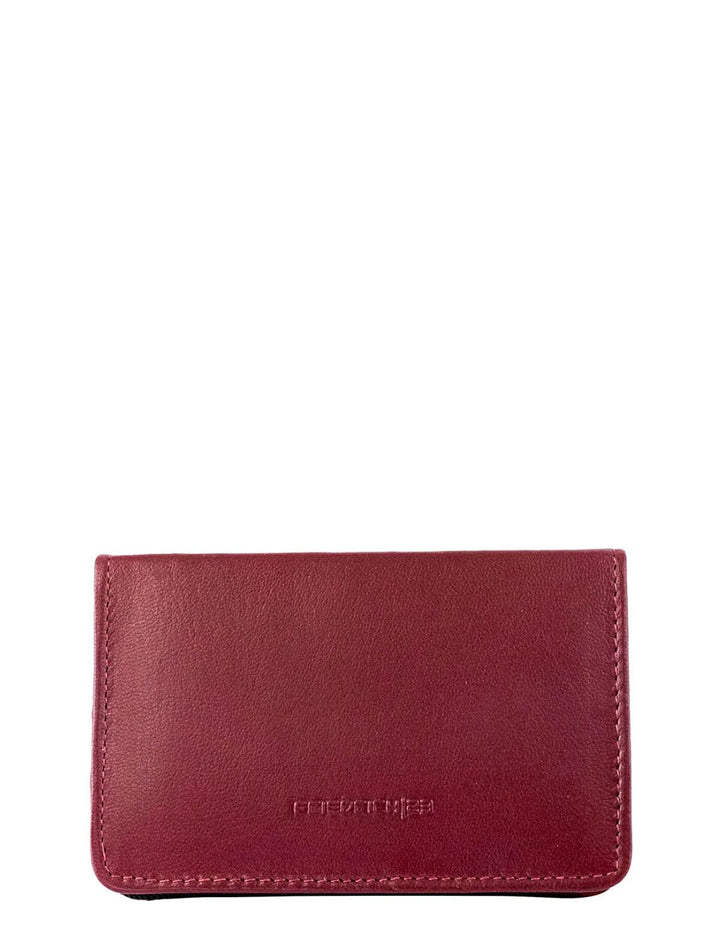 Friedrich|23 RV-Maniküretui, 6-tlg., gross, Leder, kirschrot Kosmetikkoffer, 12 cm, Kirschrot 6-teil