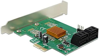 DeLock 4 Port SATA PCI Express Karte