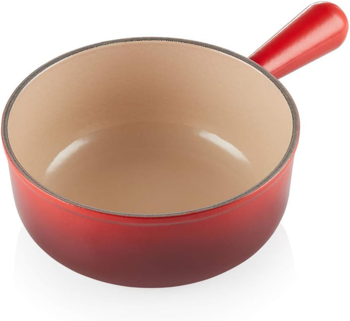 Le Creuset Caquelon aus Gusseisen, 20 cm, 1,9 Liter, Kirschrot, 20007200602460 Kirschrot 20 cm, Kirs