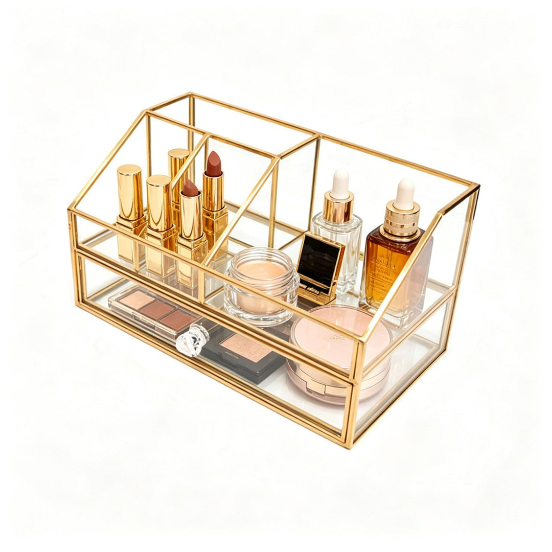 YUEHUA Kosmetikorganiser,Beauty Organizer, Make Up Kosmetik Organizer, Schmink Aufbewahrung Kosmetik