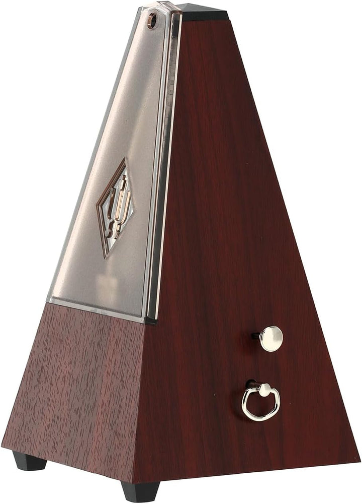 Wittner Metronom 816K Kunststoffgehäuse mit Glocke Taktell Pyramidenform schwarz, schwarz
