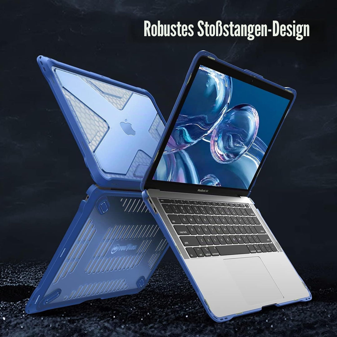Fintie Hülle kompatibel mit MacBook Air 13 (2018-2020 Version) A2337(M1)/A2179/A1932, Ganzkörper-Rug