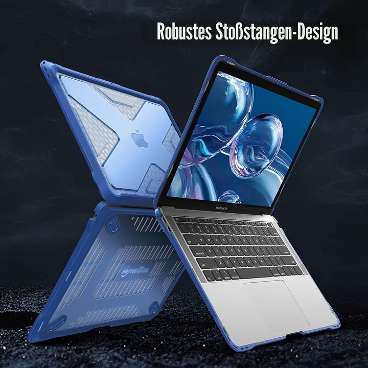 Fintie Hülle kompatibel mit MacBook Air 13 (2018-2020 Version) A2337(M1)/A2179/A1932, Ganzkörper-Rug