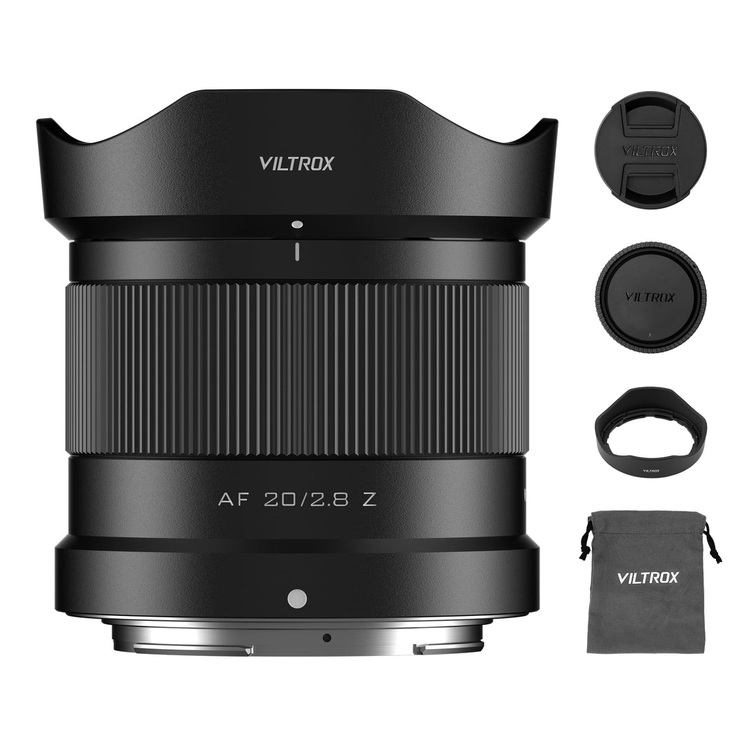 VILTROX AF 20mm F2.8 f/2.8 Air Objektiv für Nikon Z-Bajonett, Weitwinkel-Vollformat-Autofokus-Objekt