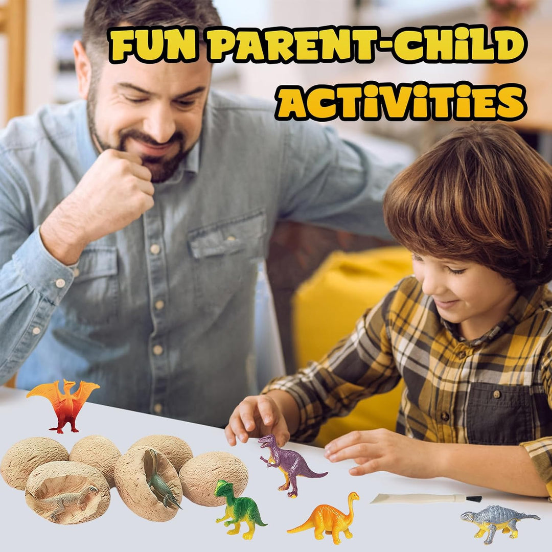 Dinosaurier Ausgrabungsset für Kinder, 12 Stk. Dino Ei Zum Ausgraben Figuren Dinosaurier Eier Ausgra