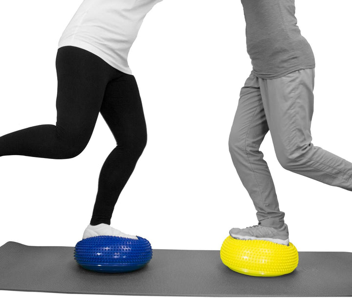 2er-SET | TheraPIE Sensorik XXL Balance Igel | Grosser Gymnastik Igel | Igelball | Ø ca. 34 cm | INK