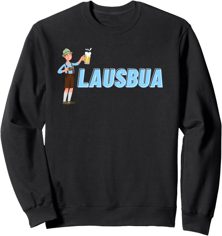 Bayern Oktoberfest Lausbua Mit Lederhose Lustiges Bier Sweatshirt