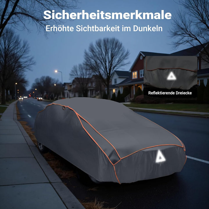 XPOtool Vollgarage für Auto Grösse M 431x165x119cm Schutz vor Hagel, wasserdicht, lackschonend, Auto