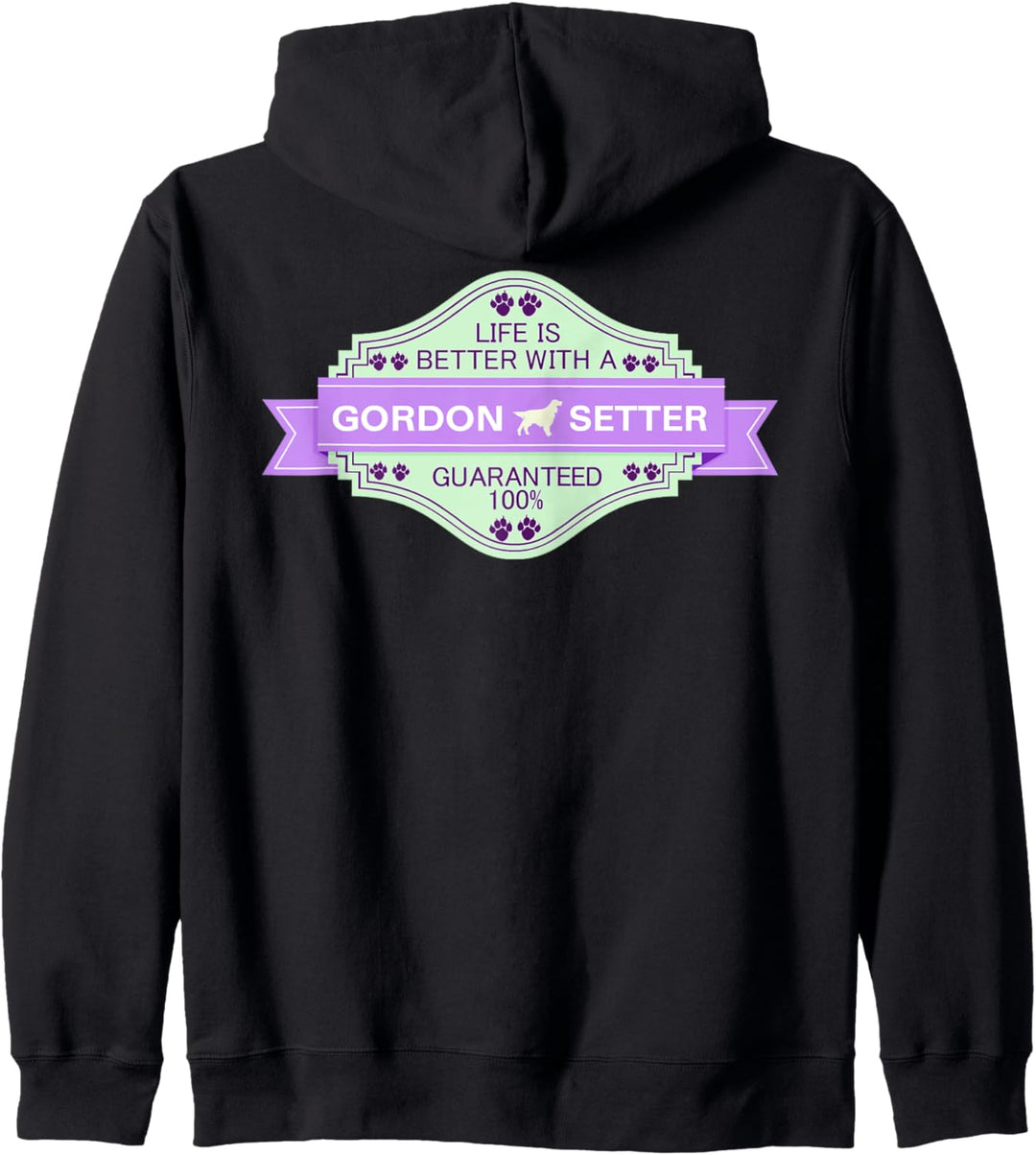 Gordon Setter-Hund | Life is better with Gordon Setter Kapuzenjacke