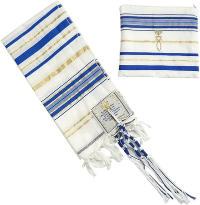 Messianischer Tallit-Gebetsschal, Israel, Jeschua, Licht der Welt, Gebetsschal, messianischer Schal,