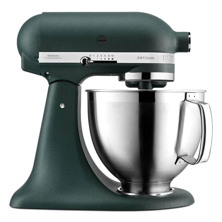 Kitchenaid 5KSM185PSEPP Küchenmaschine, Edelstahl, schwarz Pebbled Palm, Pebbled Palm