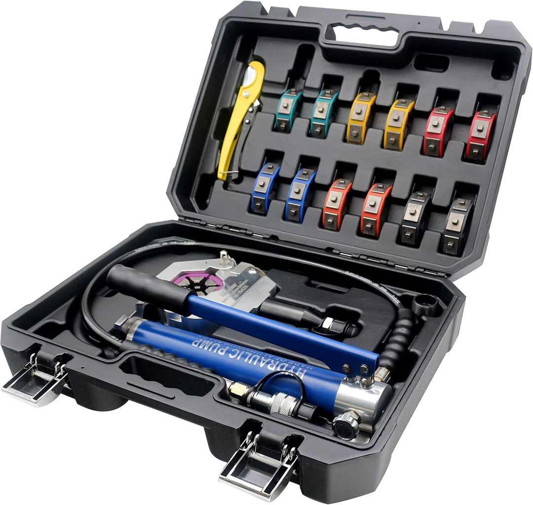 iGeelee Manuelle hydraulische A/C Schlauch Crimper Automotive A/C Schlauch Crimpwerkzeuge für BH Kli