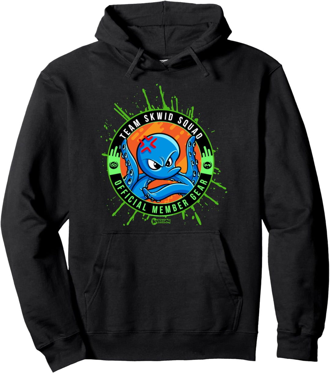 Team Skwid Squad - Mürrisches Blau Skwid Pullover Hoodie