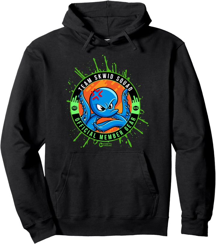 Team Skwid Squad - Mürrisches Blau Skwid Pullover Hoodie