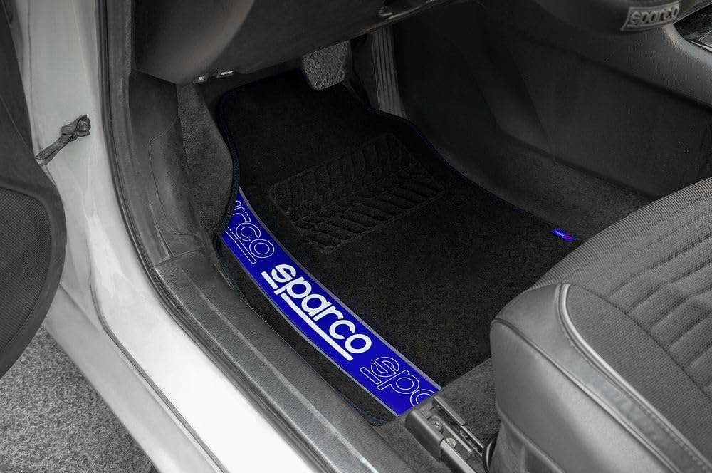 Sparco F510 Schwarz/Blauer Teppich Teppich TEPPICH F510 BLAU, TEPPICH F510 BLAU