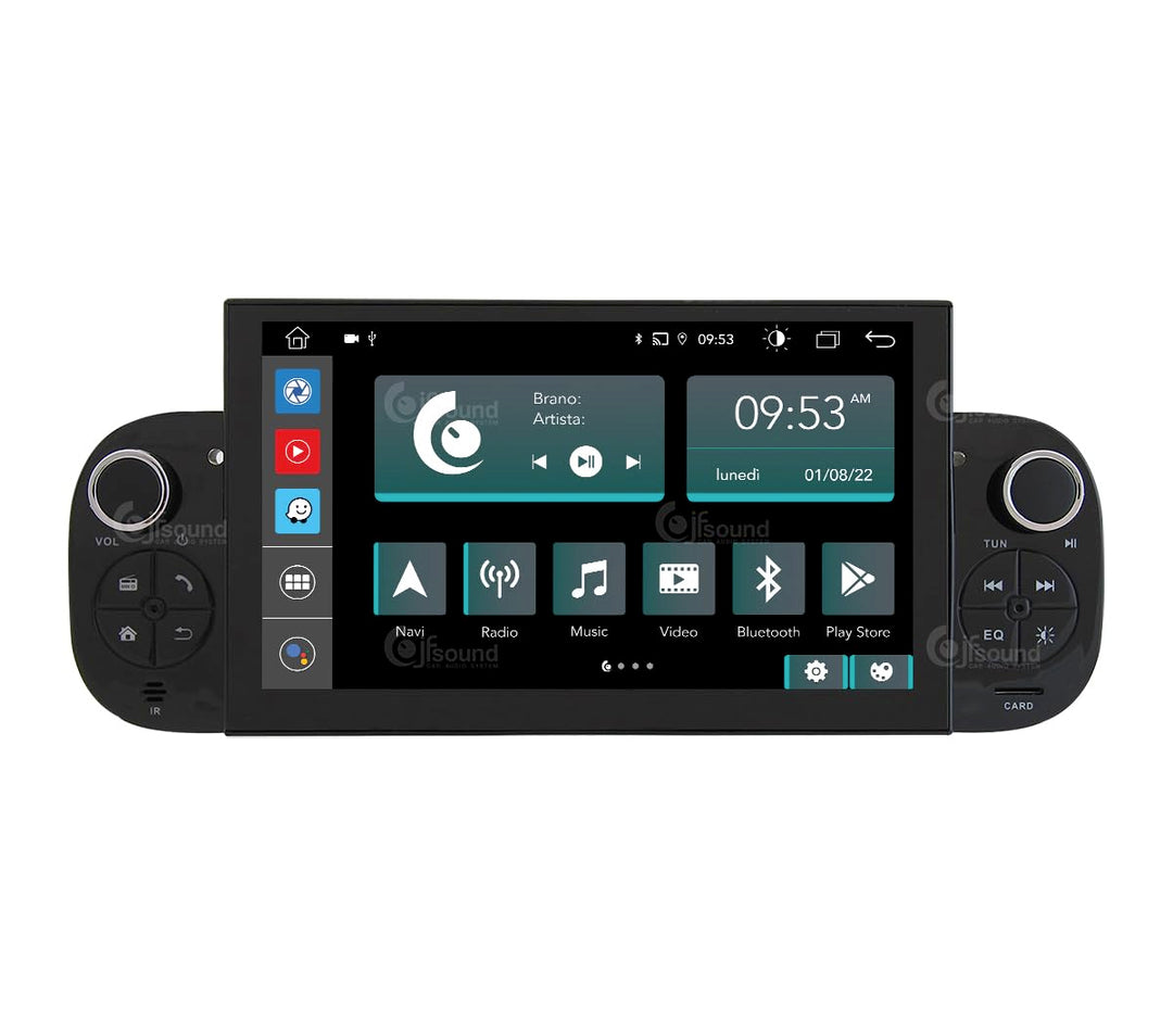 Universelles Autoradio für FIAT Panda 2022 Android GPS Bluetooth WiFi USB DAB+ Touchscreen 6.2" 8cor