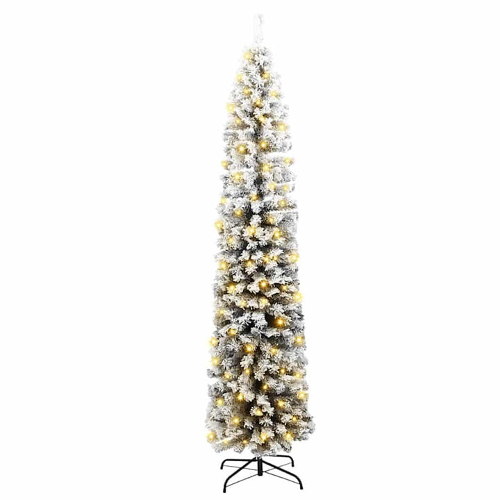 vidaXL Künstlicher Weihnachtsbaum mit 300 LEDs mit Ständer Grün 240 cm, Wohnzimmer Dekor, moderner k