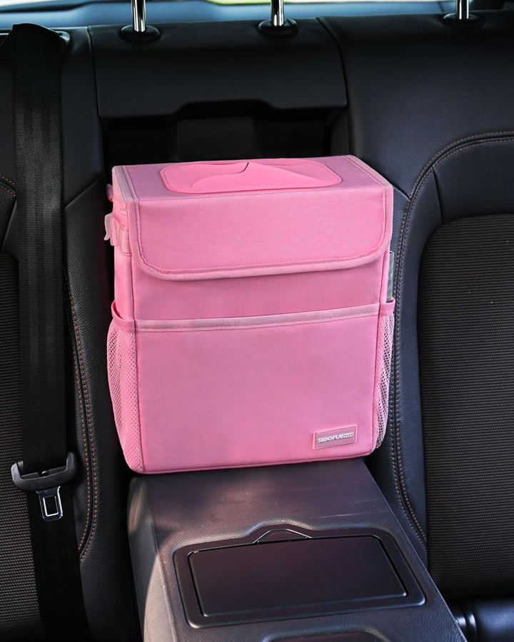 SIBOFUEGO Niedlicher Auto-Mülleimer – multifunktionales Auto-Zubehör für Damen, Auto-Organizer und A