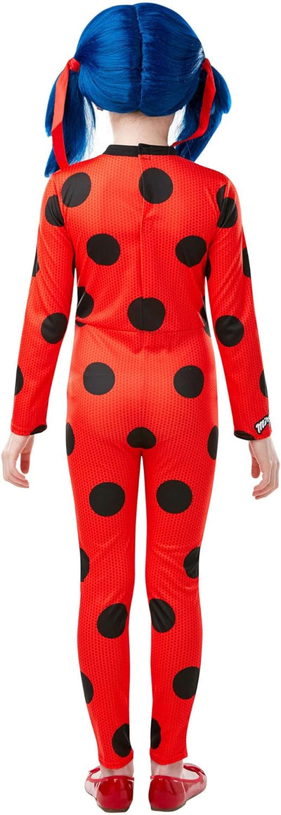 RUBIE'S Offizielles Miraculous Ladybug Deluxe Kinderkostüm und Augenmaske, Superheld, Kindergrösse,