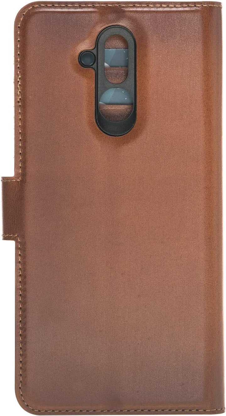 Solo Pelle Lederhülle Harvard kompatibel für das Huawei Mate 20 Lite inklusive abnehmbare Hülle mit