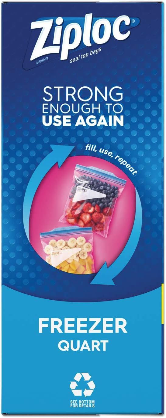 Ziploc Gefrierbeutel, 40 St ck (9 St ck) Quart, 40-Count, Quart, 40-Count