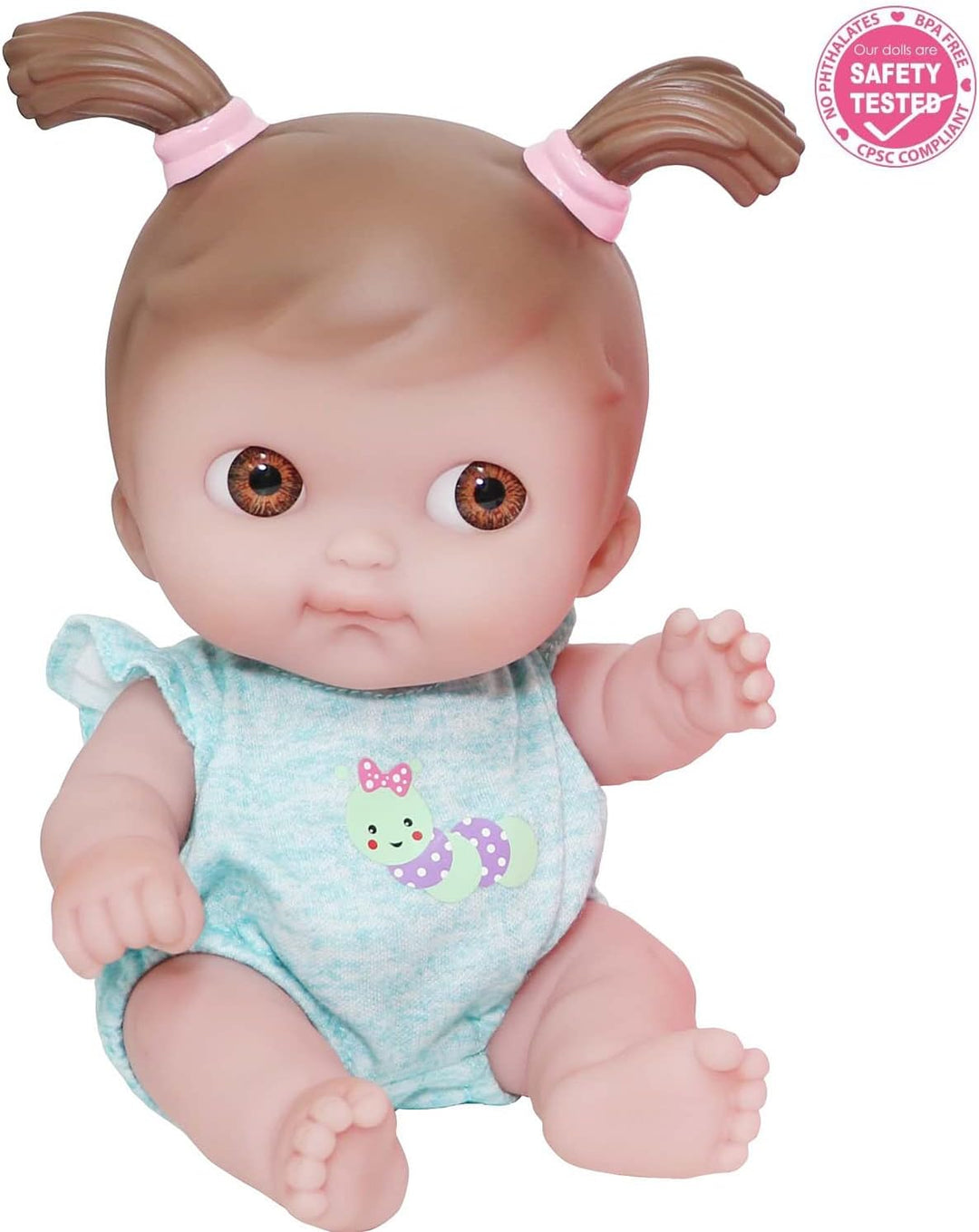 JC TOYS 17434 Lil Cutesies Baby Puppe, grün, grün